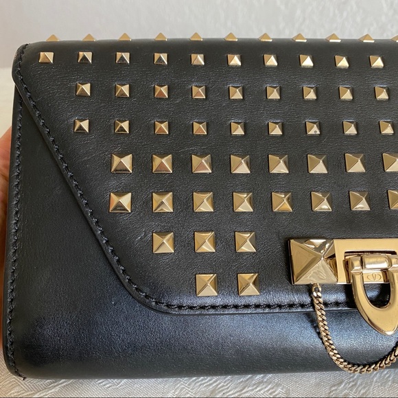 Valentino rock stud clutch/ shoulder bag - Picture 6 of 14